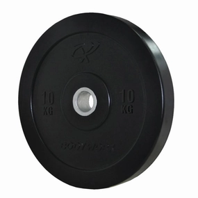 10Kg Black Bumper Weight Plate Contemporary fashion Classic attire