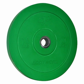 10Kg Coloured Bumper Weight Plate Work-appropriate Comfort meets style