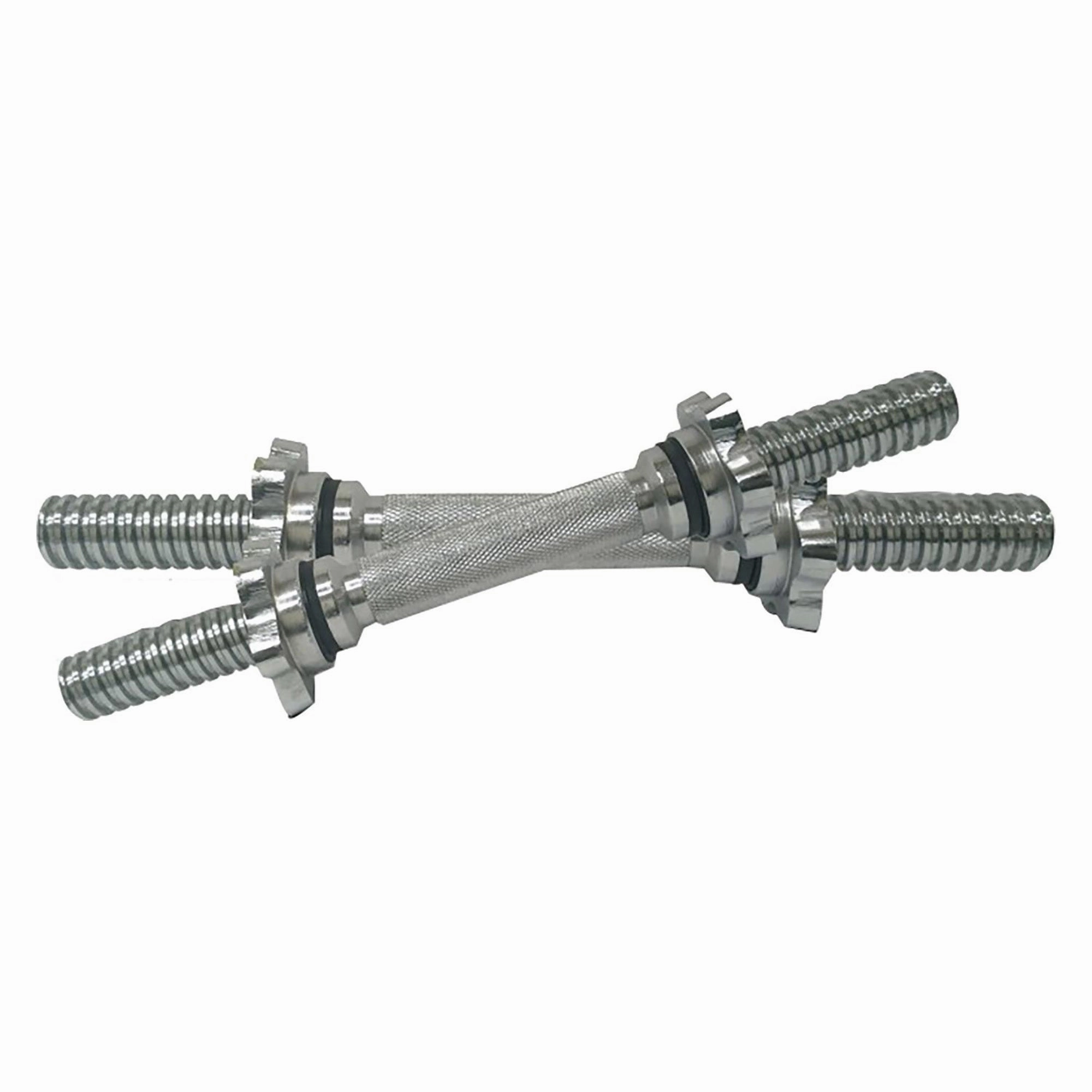 Weekend 14 Inch Spin-Lock Dumbbell Handle With Collars (Pair) Classic cuts