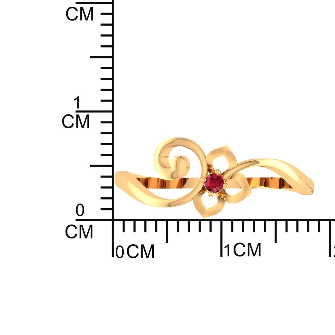 14K Regal Yellow Gold Ring for Women - Majestic Elegance Redefined