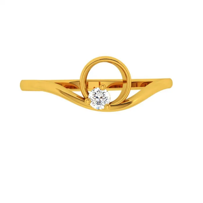 14KT (585) Yellow Gold Ring For Women