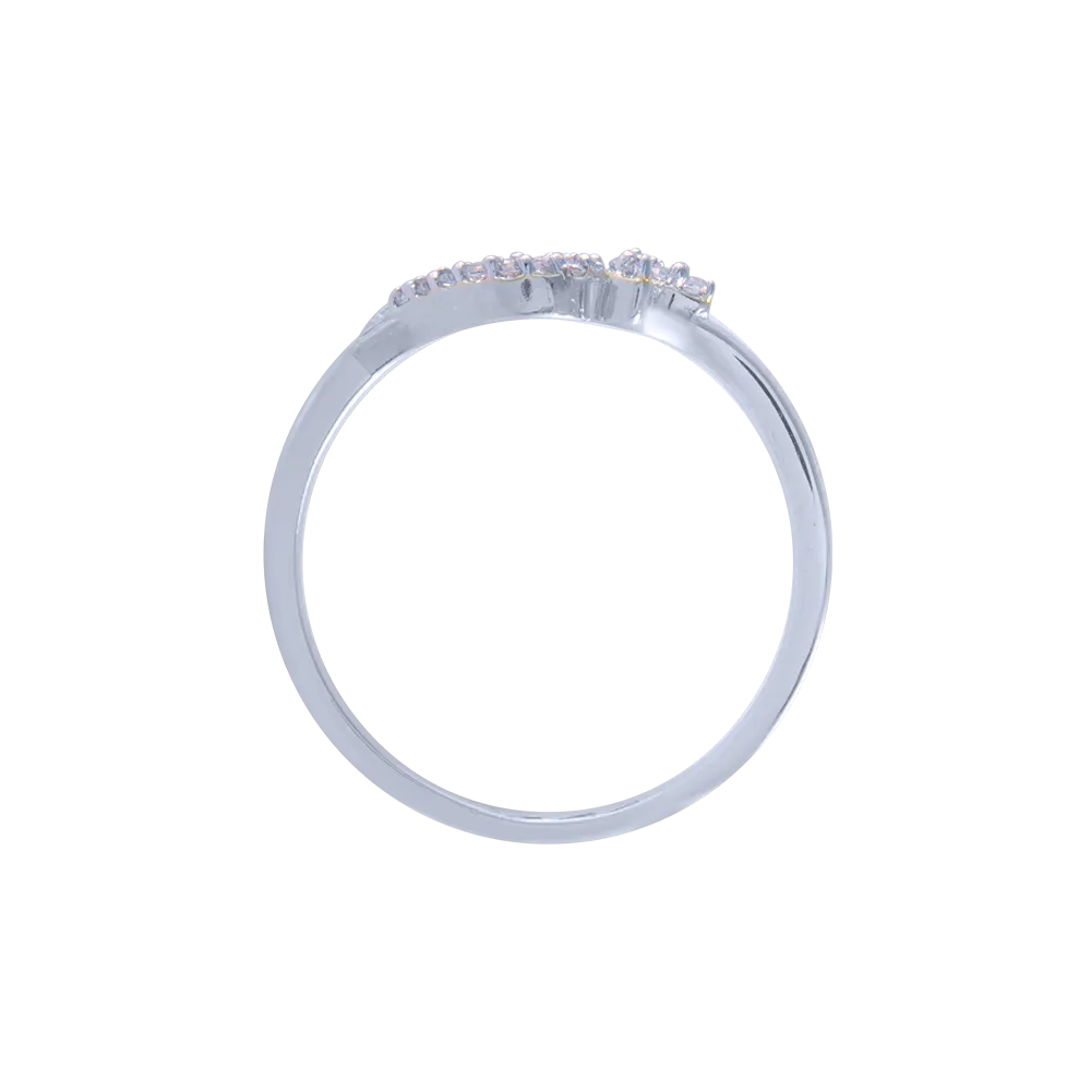 18KT (750) White Gold And Diamond Ring For Women