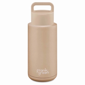 1L Stainless Steel Ceramic Reusable Grip Finish Water Bottle Fashionable pieces Essential pieces
