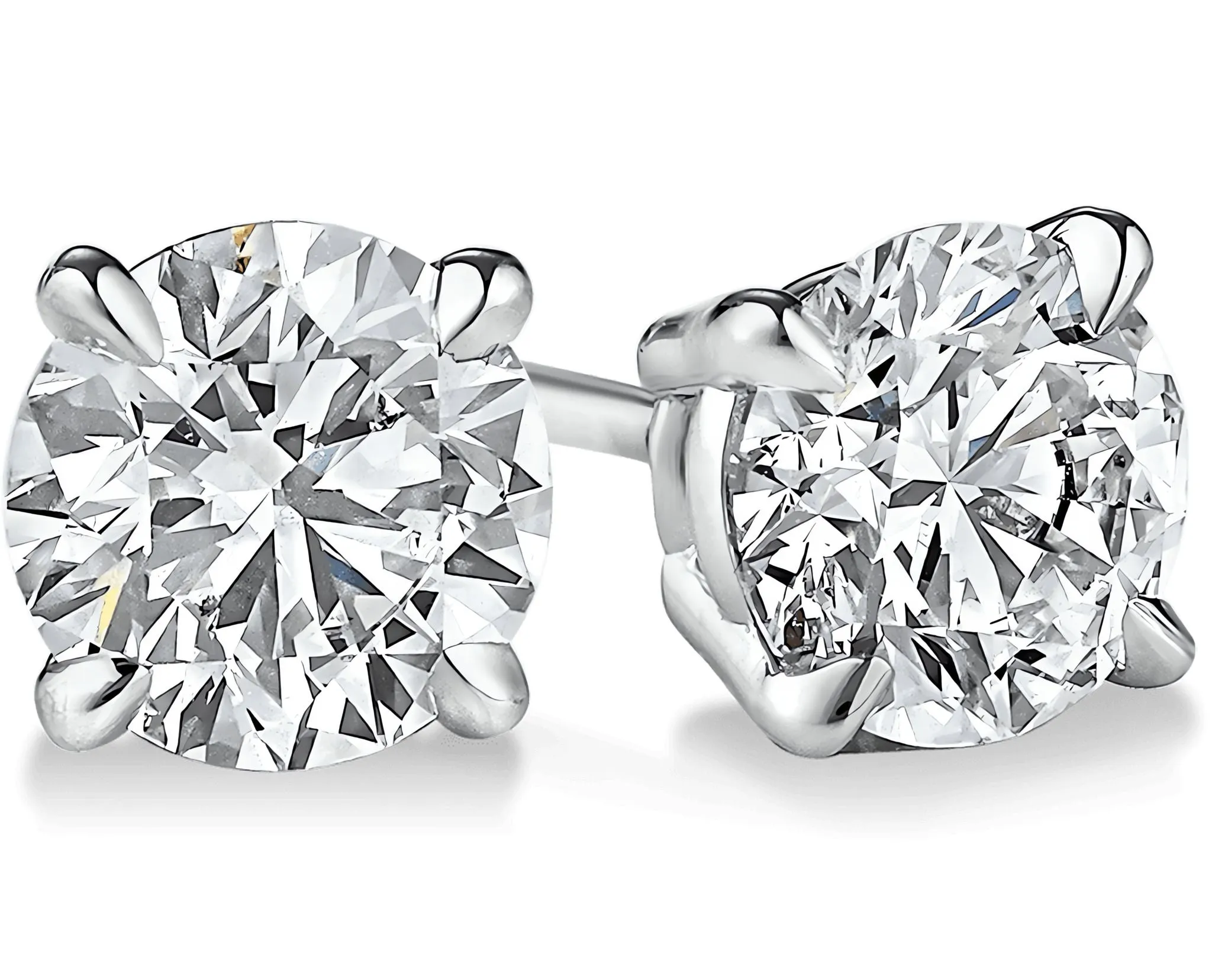 2 Carat Classic Studs by AZ Essentials