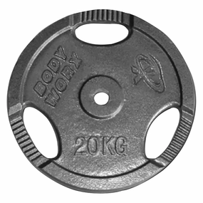 20kg Standard 3 Hole Ezy Grip Weight Plate Comfortable wear Easy to pair
