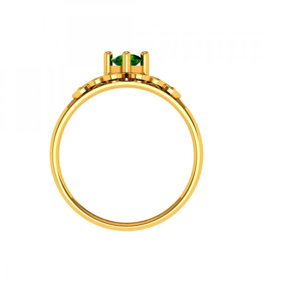 22KT (916) Yellow Gold Ring For Women