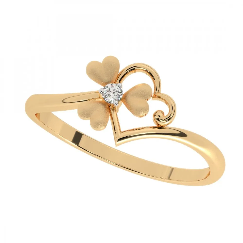 22KT (916) Yellow Gold Ring For Women