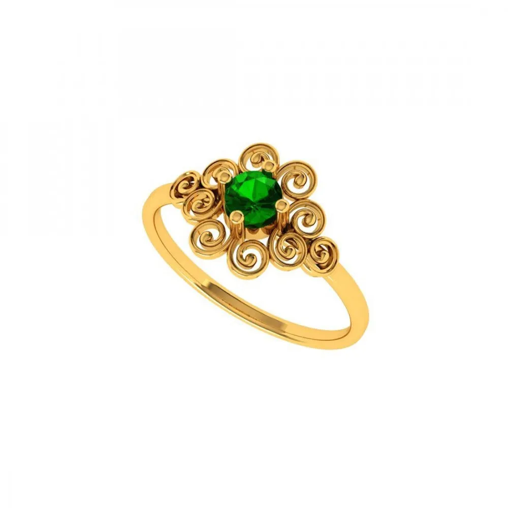 22KT (916) Yellow Gold Ring For Women