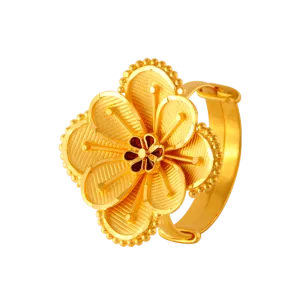 22KT Yellow Gold Ring For Women