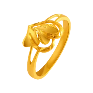 22KT Yellow Gold Ring For Women