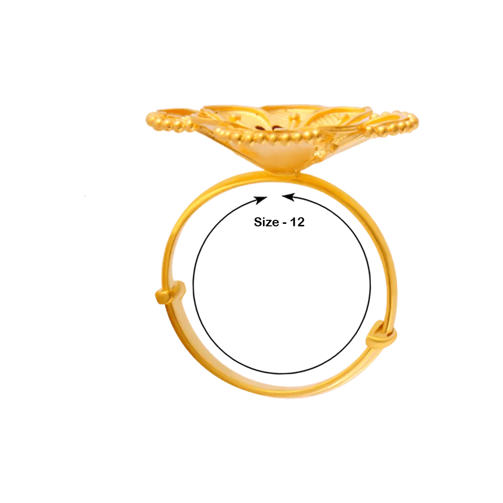 22KT Yellow Gold Ring For Women