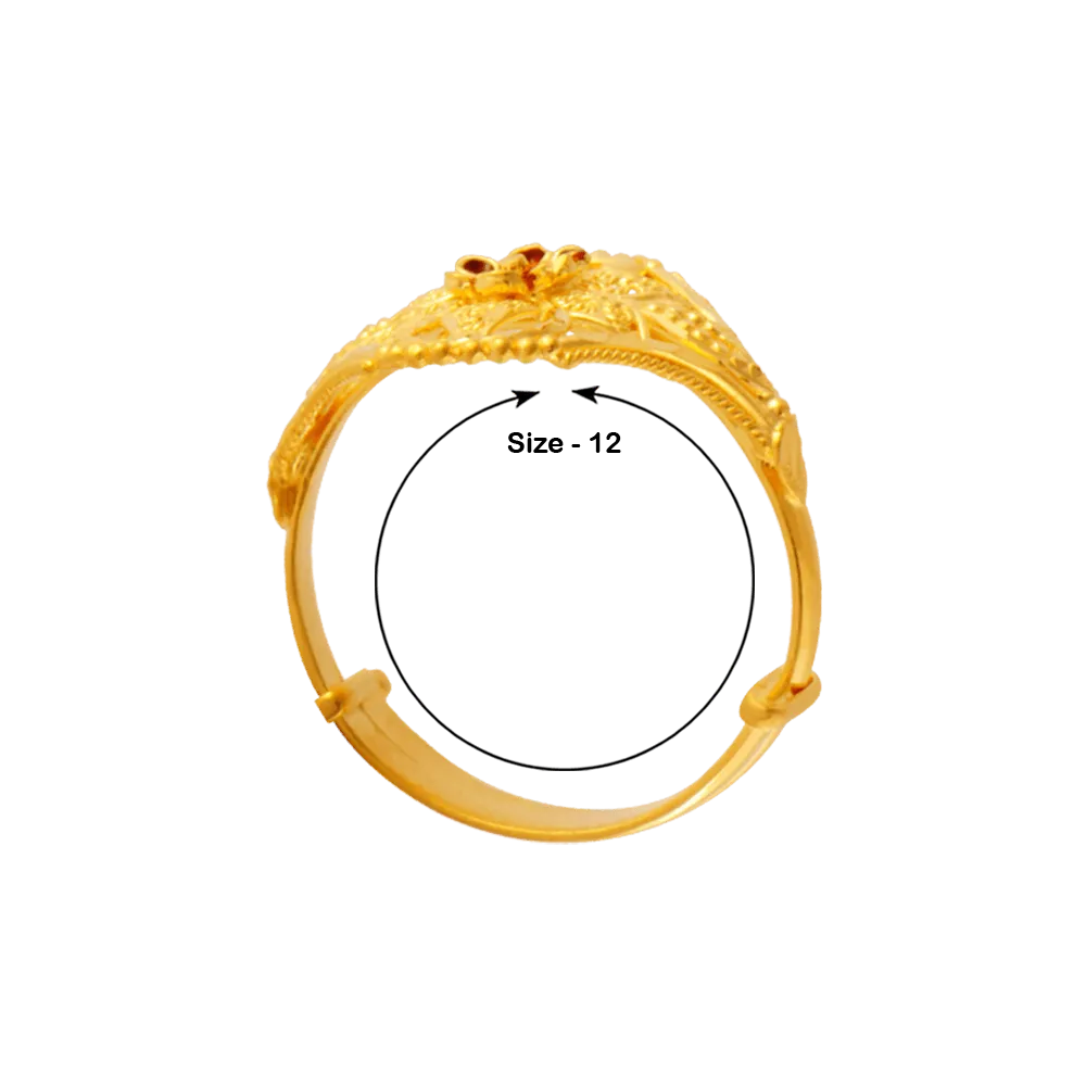 22KT Yellow Gold Ring For Women