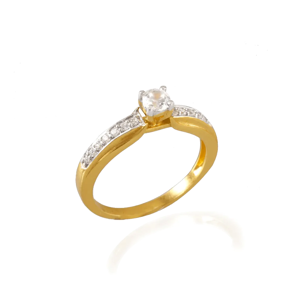 22KT Yellow Gold Ring For Women