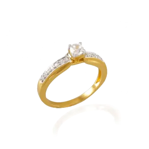 22KT Yellow Gold Ring For Women