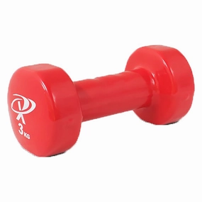 3Kg Coloured Vinyl Dipped Dumbbell Versatile looks Classic pieces