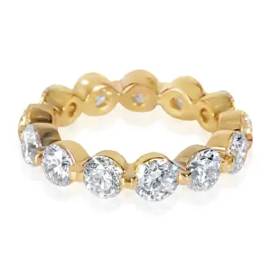 4.62 ctw Yellow Gold Lab-Grown Diamond Wedding Band