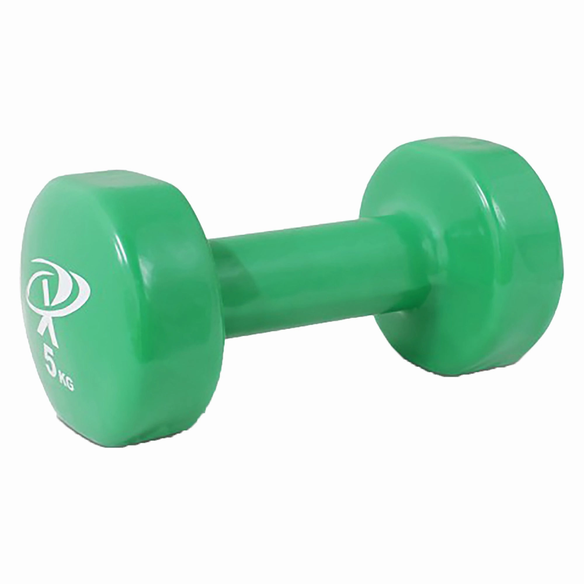 5Kg Coloured Vinyl Dipped Dumbbell Functional Versatile designs