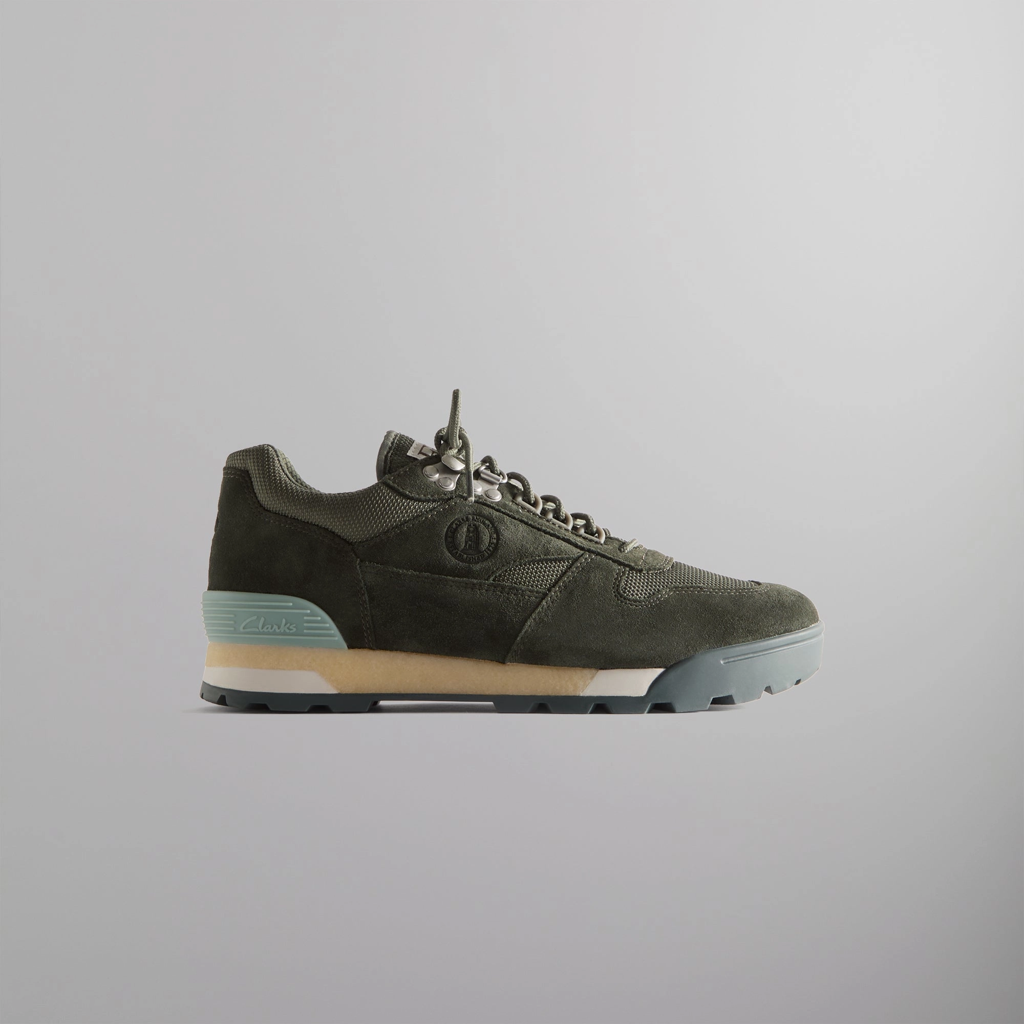 8th St by Ronnie Fieg for Clarks Originals Laddow - Dark Olive Combi Spirited Animated