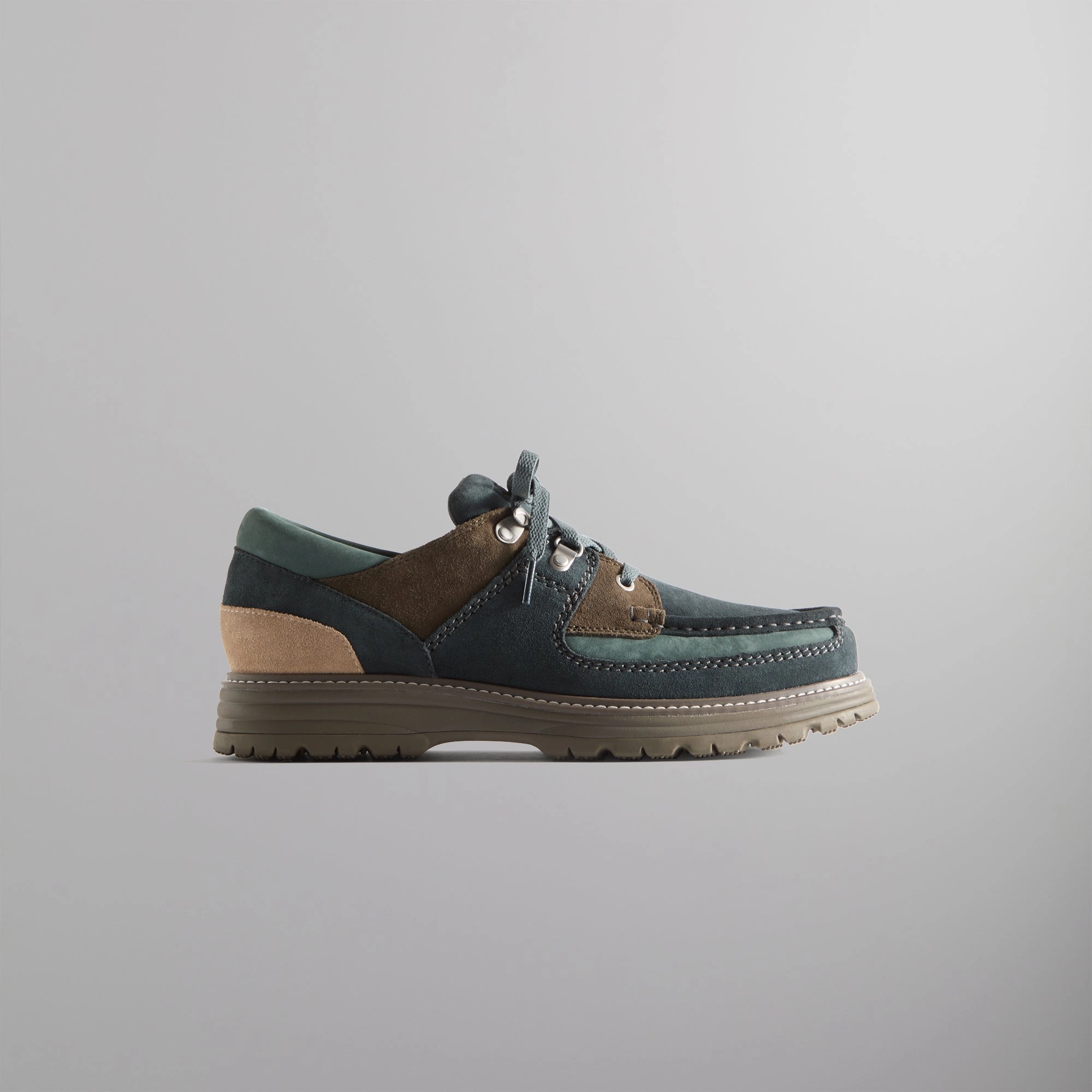 8th St by Ronnie Fieg for Clarks Originals Sunderland - Dark Teal Combi Guarded Dramatic