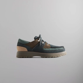 8th St by Ronnie Fieg for Clarks Originals Sunderland - Dark Teal Combi Guarded Dramatic