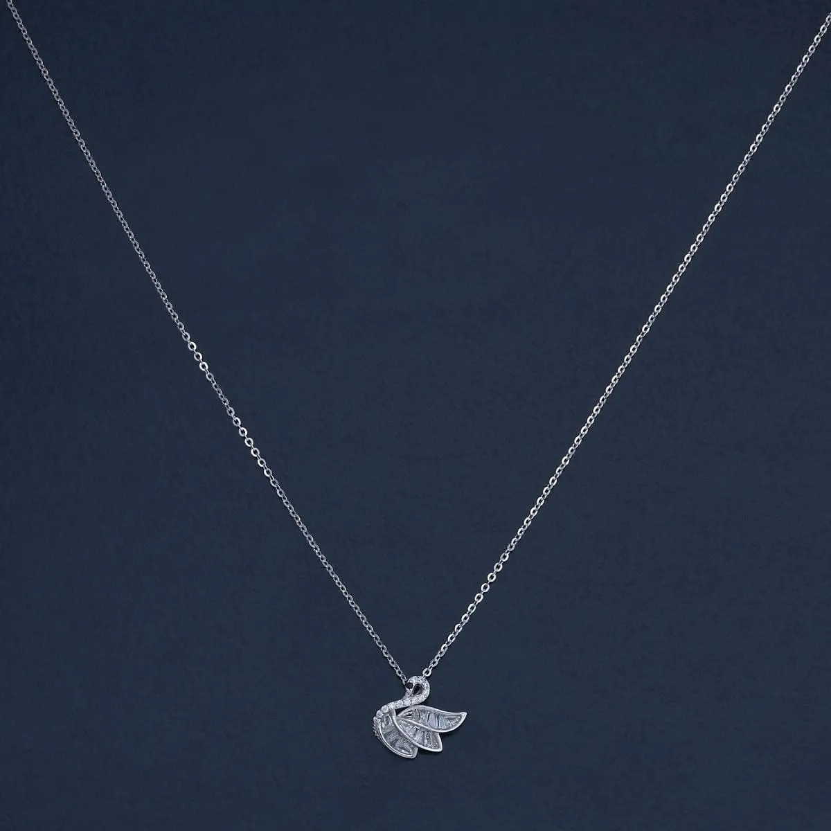 92.5 Silver Pendant with Chain 180827