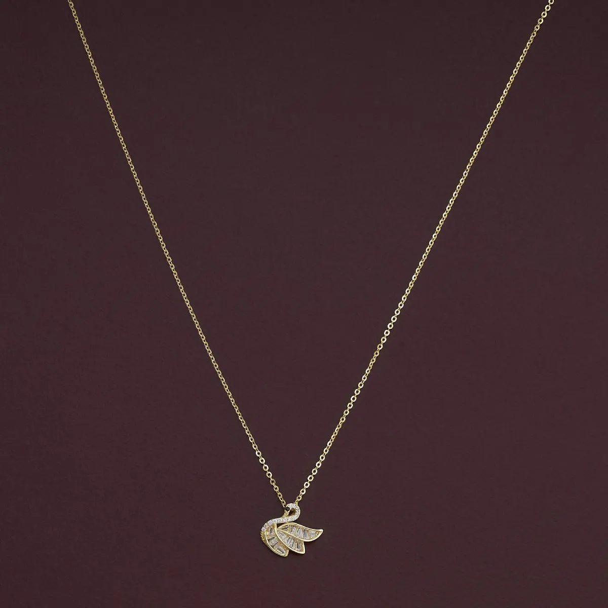 92.5 Silver Pendant with Chain 180827