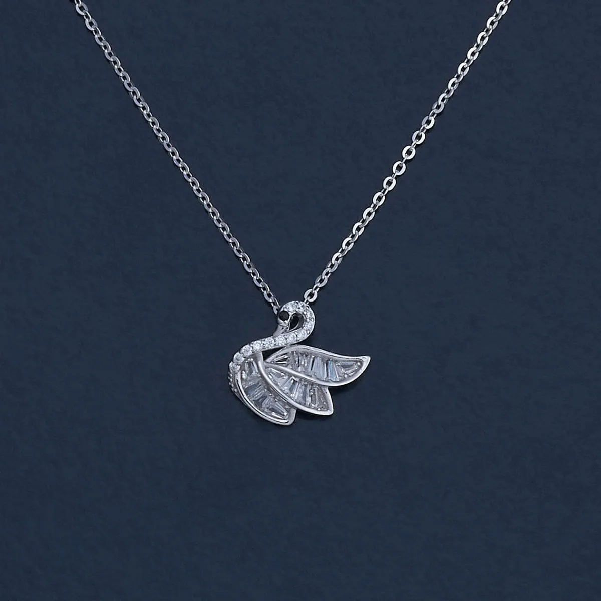 92.5 Silver Pendant with Chain 180827