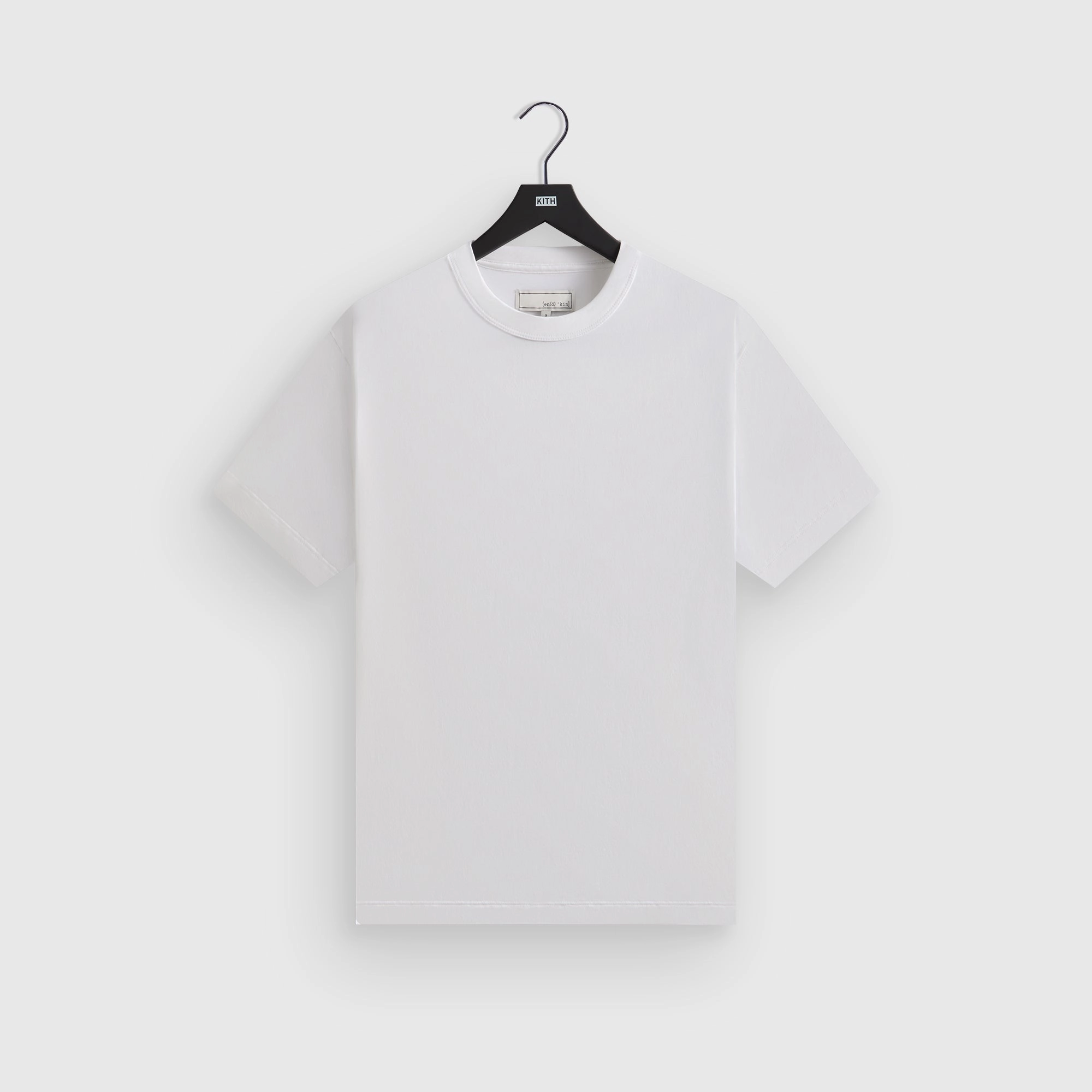 &Kin Pima Jersey Alex Boxy Tee - White Resilient Delightful