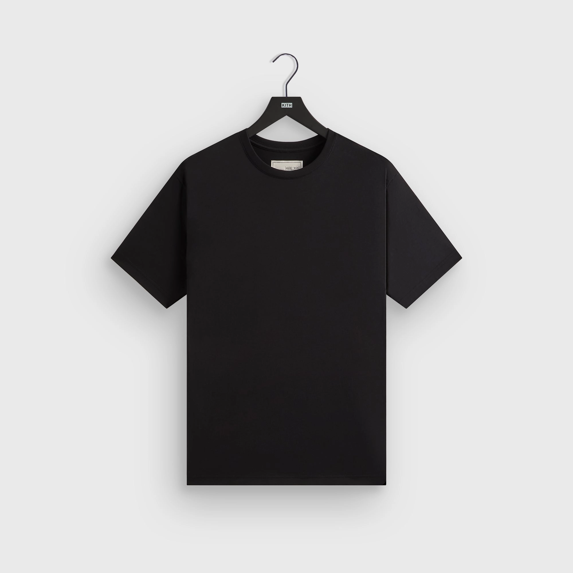 &Kin Pima Jersey Short Sleeve Heathrow Tee - Black Worldly Fresh
