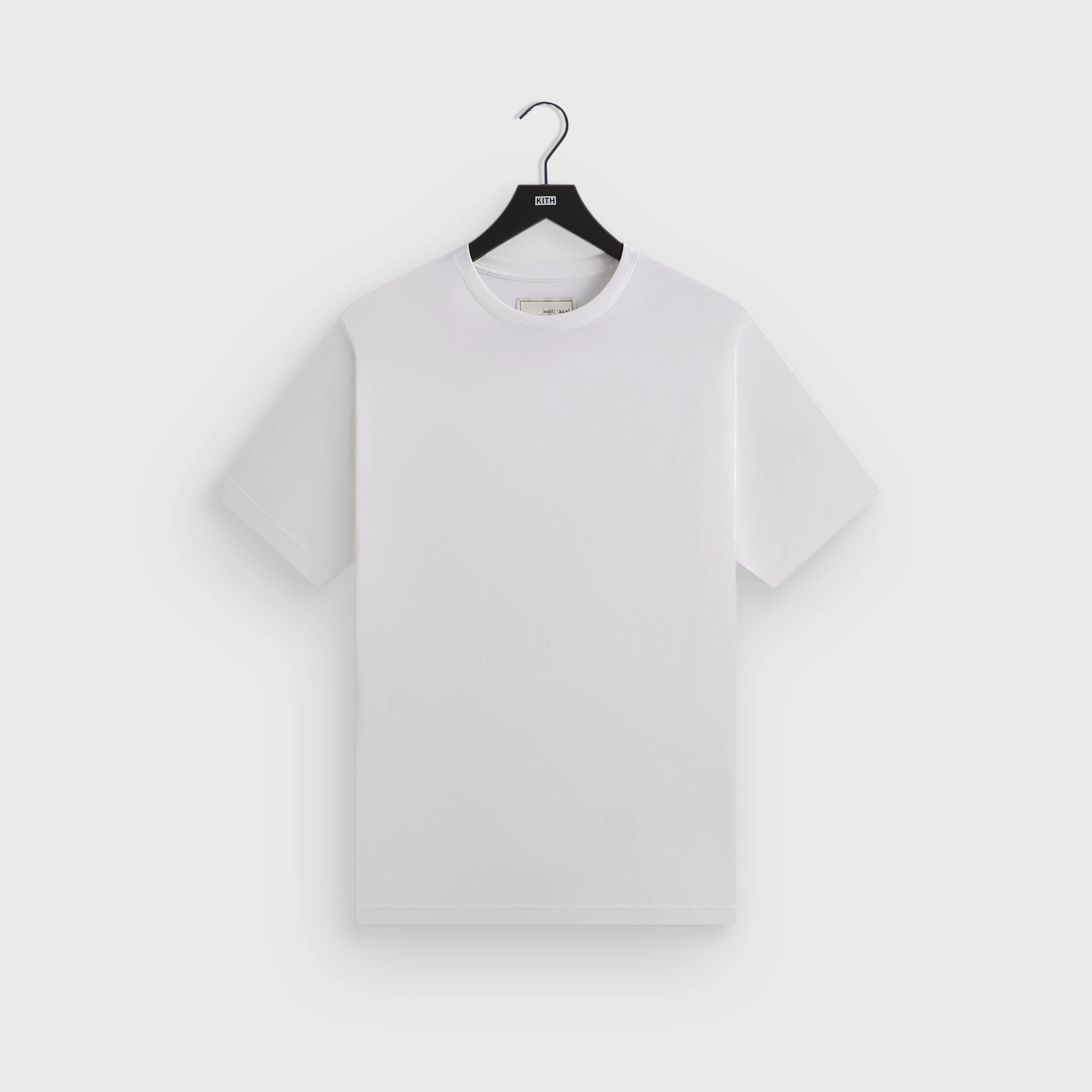 Balanced &Kin Pima Jersey Short Sleeve Heathrow Tee - White Timeless