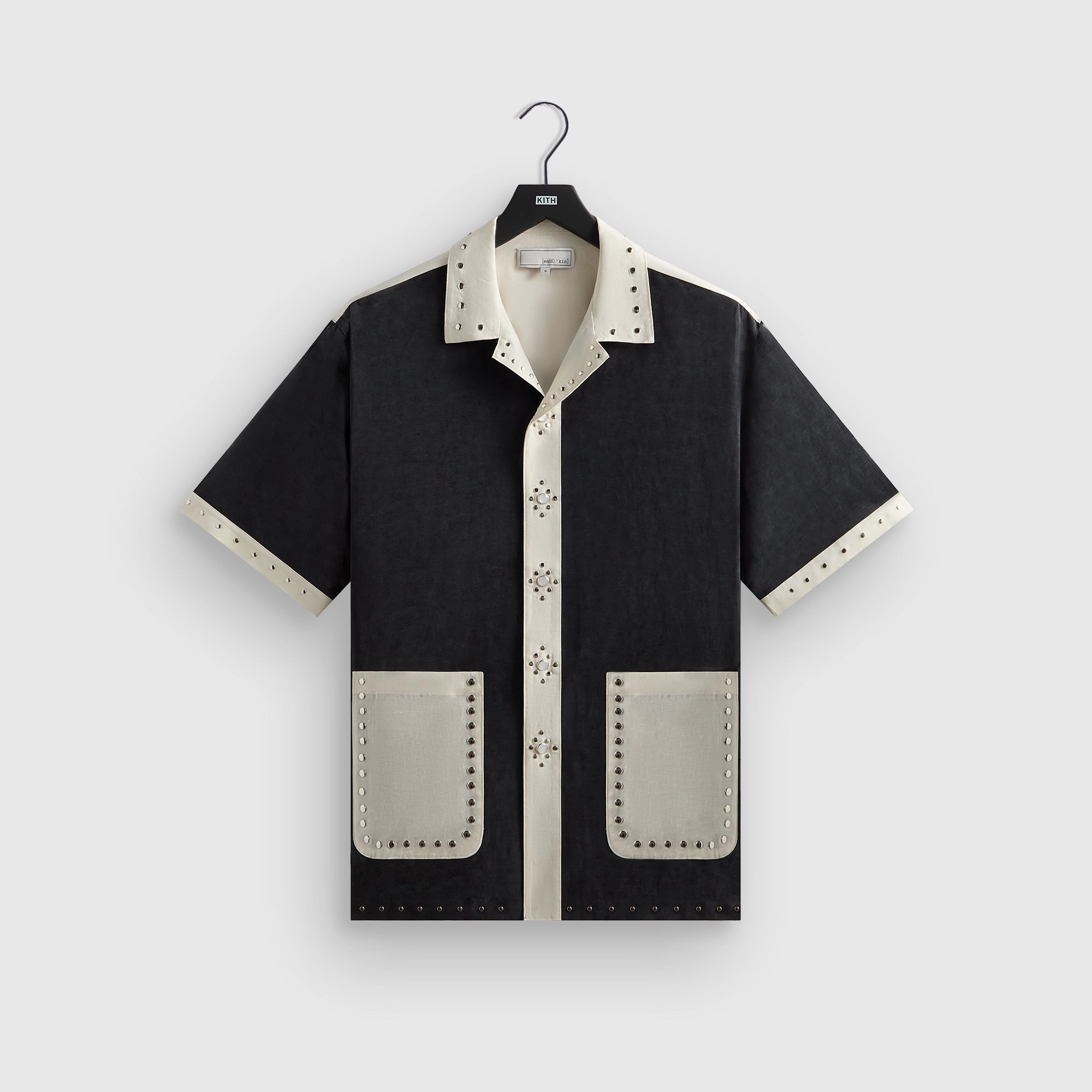 Durable &Kin Sawyer Short Sleeve Camp Collar Shirt - Black General