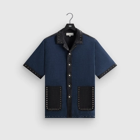 &Kin Sawyer Short Sleeve Camp Collar Shirt - Nocturnal Beautiful Long-lasting