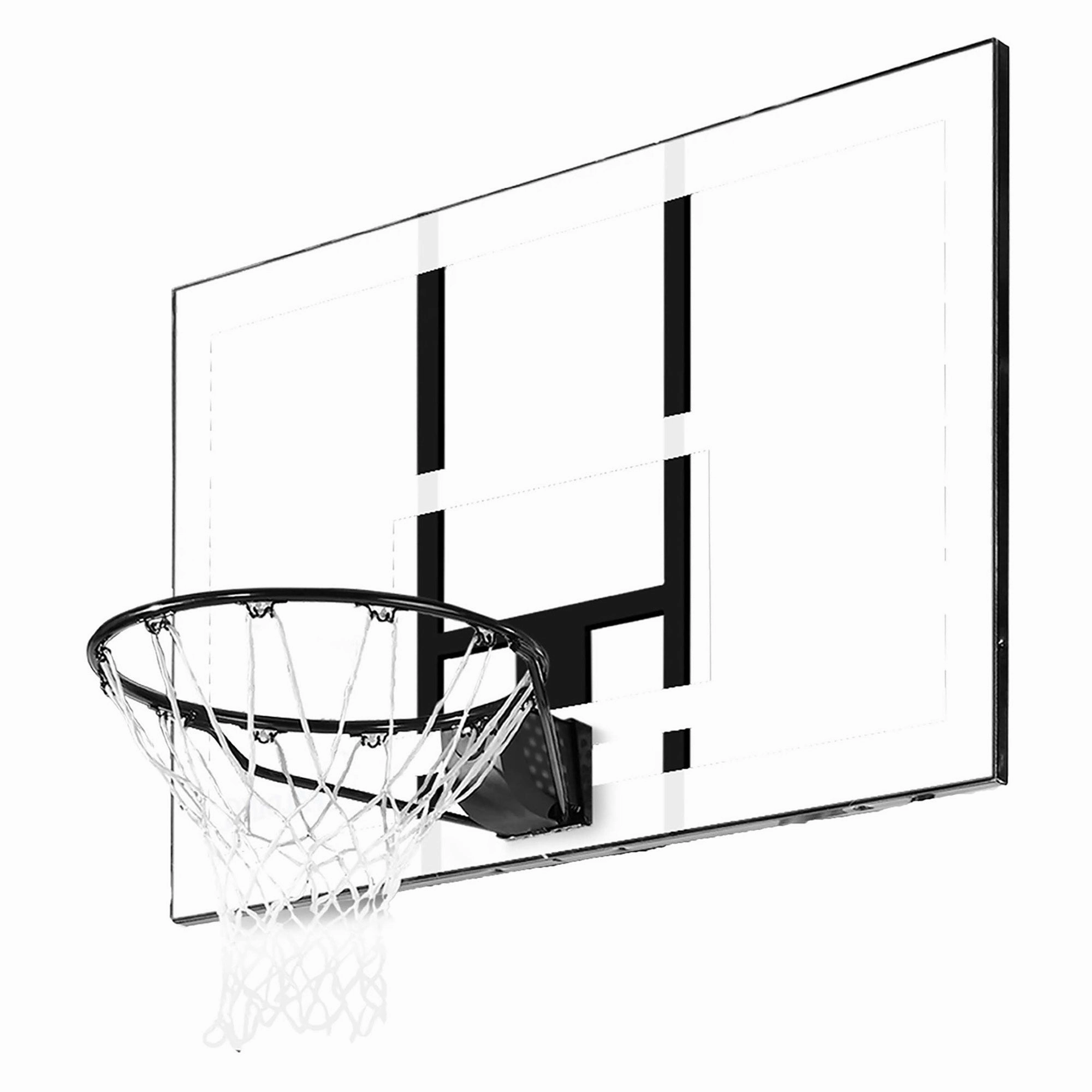 Acrylic 48 Inch Board/Mounting Bracket/Rim Basketball Combo Trendy attire Sophisticated
