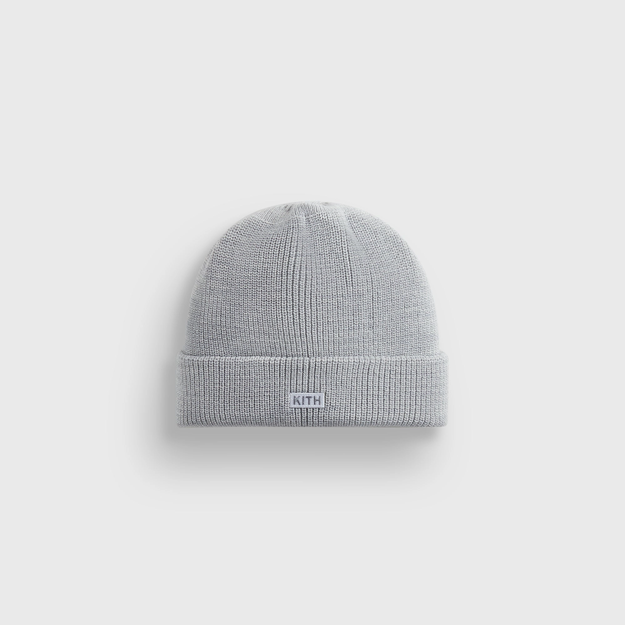 Focused Kith Classic Beanie - Light Heather Grey Conscious