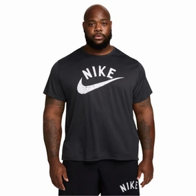 Adaptive Men's Miler Swoosh Short Sleeve Running Top Premium