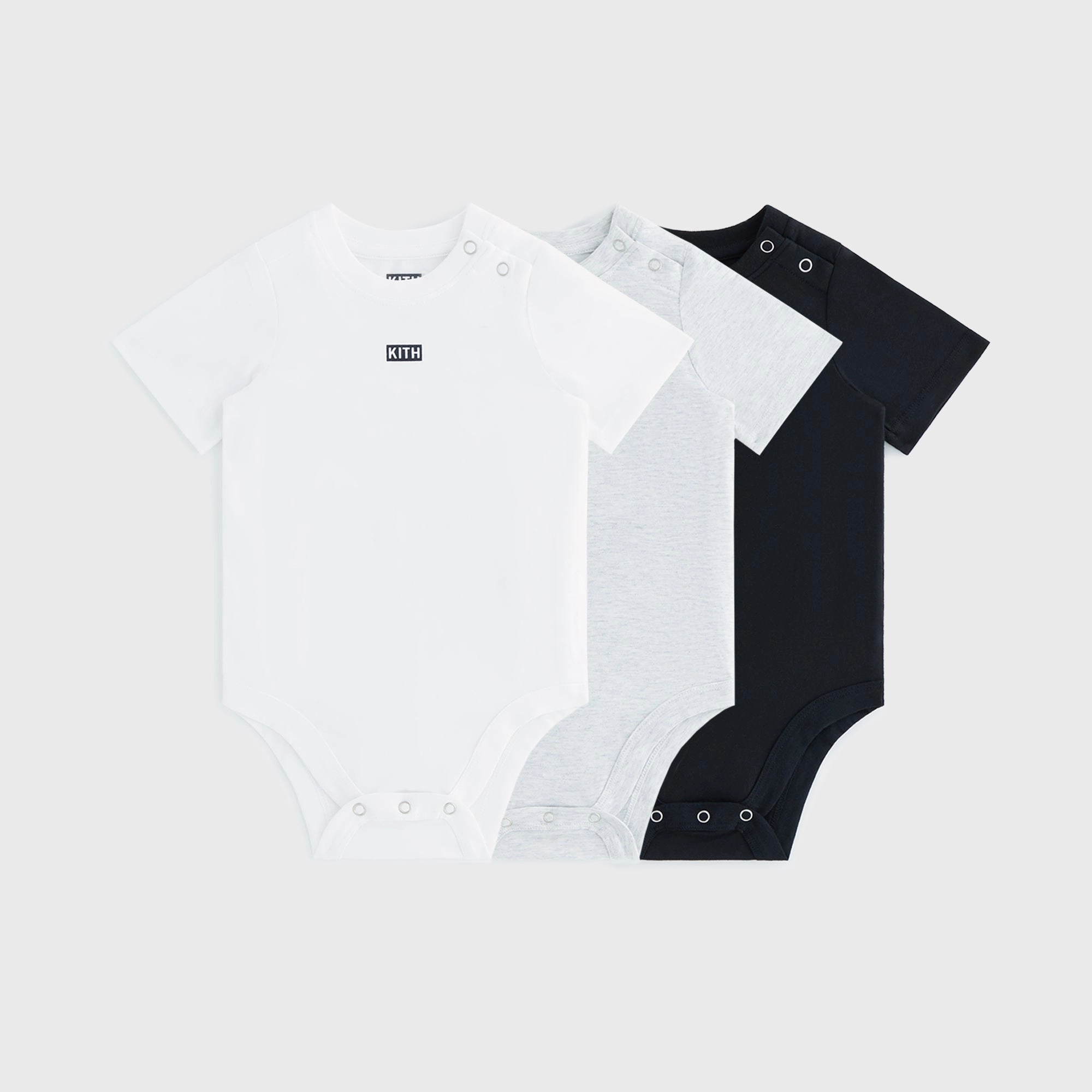 Aesthetic Kith Baby 3-Pack Core Onesie - Multi Permanent
