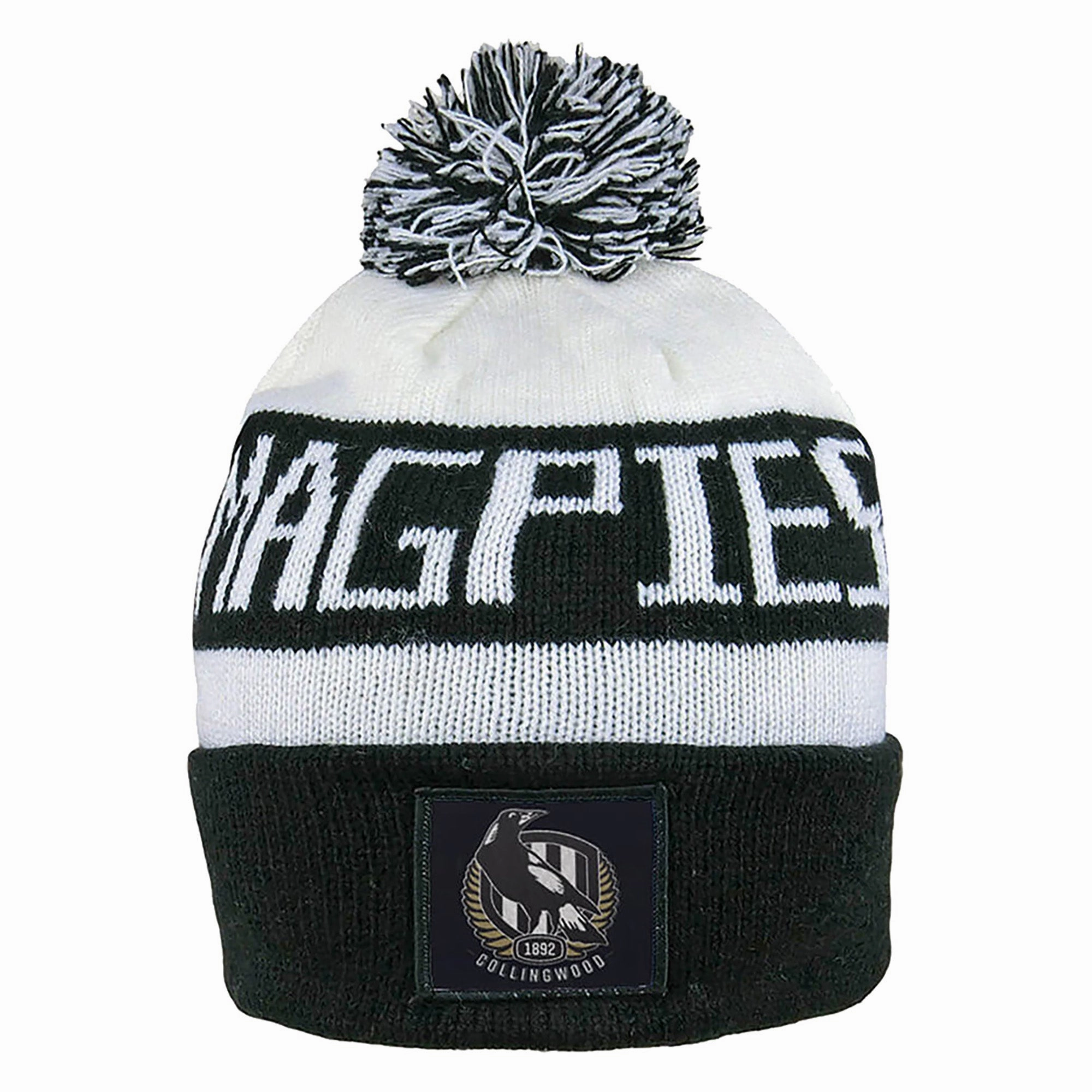 Adult's AFL Collingwood Football Club Bar Beanie Classic attire Durable wear