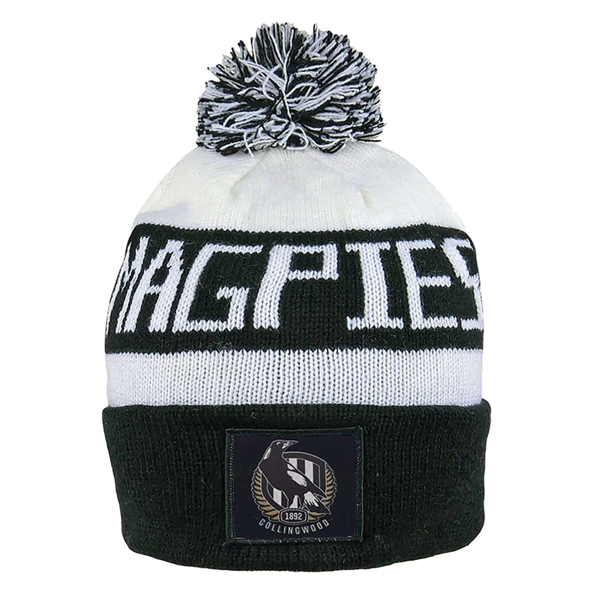 Adult's AFL Collingwood Football Club Bar Beanie Stylish wearables Bold