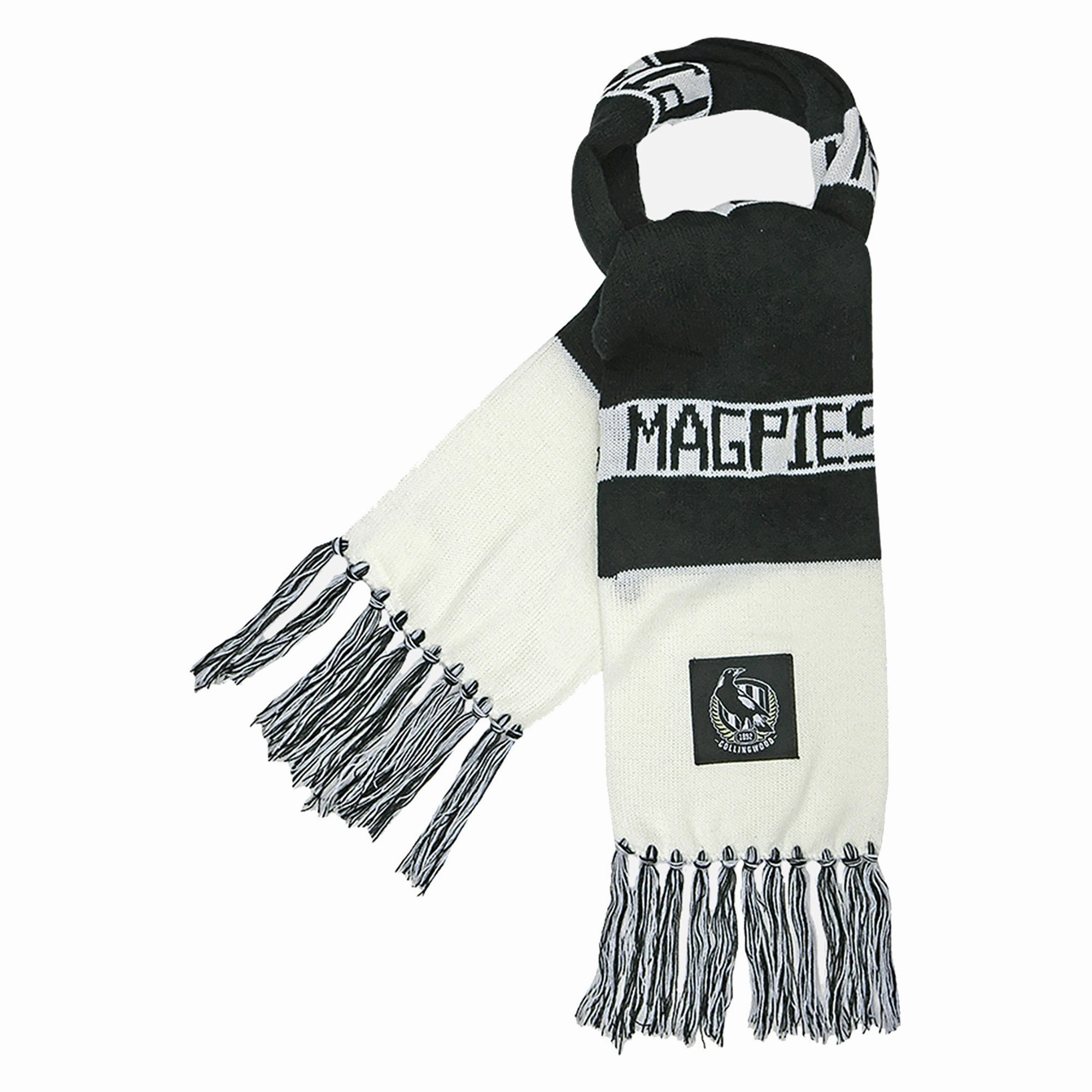 Travel-ready Adult's AFL Collingwood Magpies Bar Scarf Well-made
