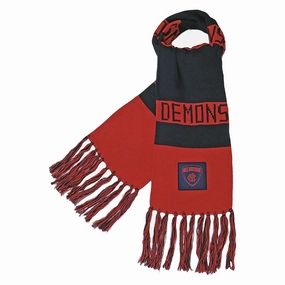 Adult's AFL Melbourne Demons Bar Scarf Urban style Retro