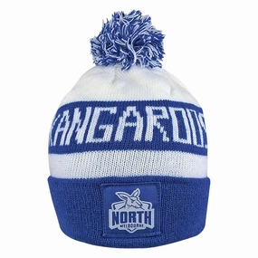 Adult's AFL North Melbourne Kangaroos Football Club Bar Beanie Fresh looks Essential pieces