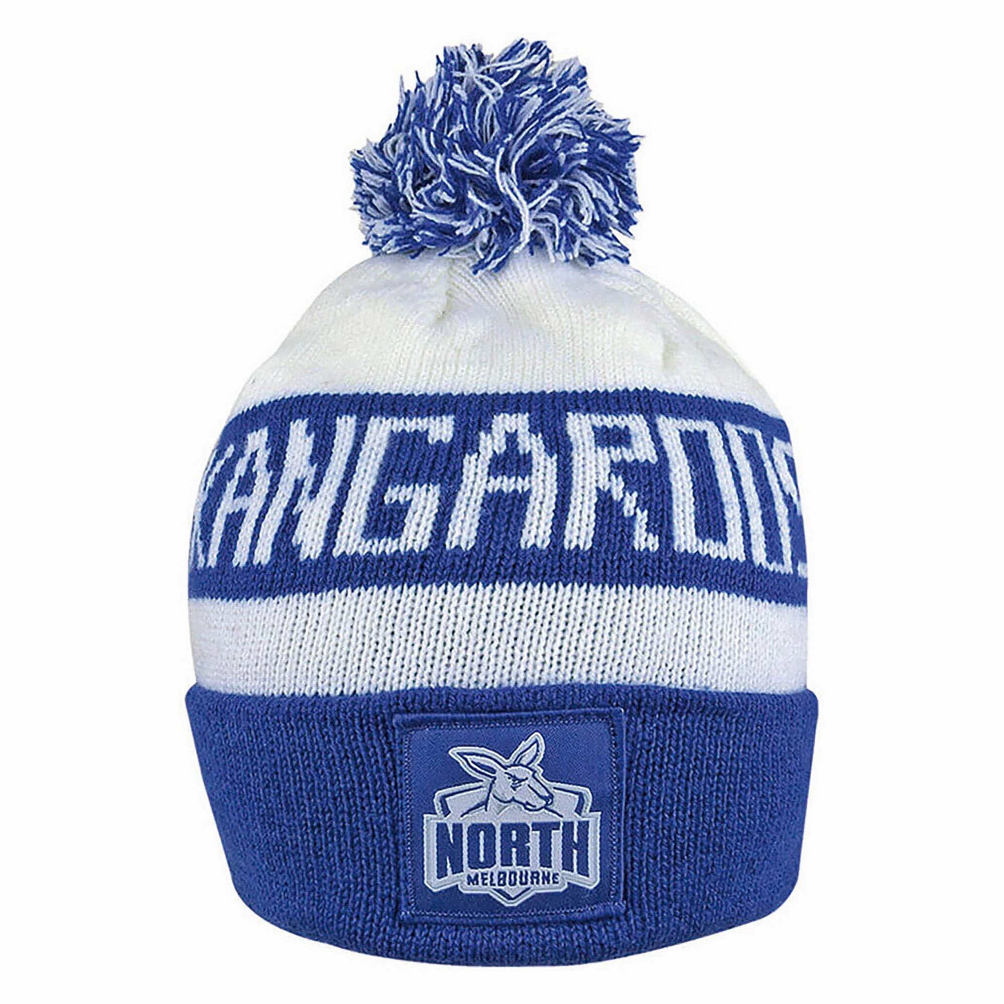 Adult's AFL North Melbourne Kangaroos Football Club Bar Beanie Modern comfort Versatile pieces