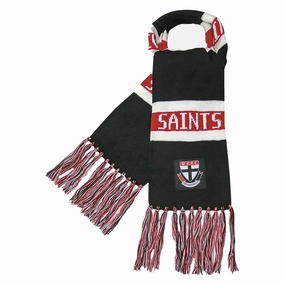 Adult's AFL St Kilda Saints Bar Scarf Attention to detail Event-ready