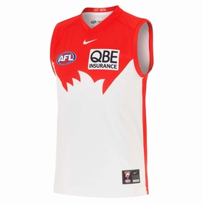 Adult's AFL Sydney Swans Football Club 2025 Stadium Home Jersey Quality pieces Sleek