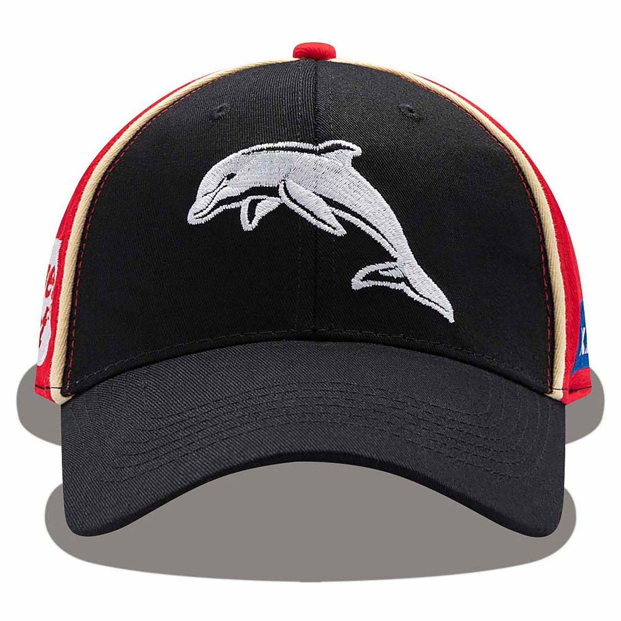 Comfortable fit Adult's NRL Redcliffe Dolphins 2025 Media Cap Style focused