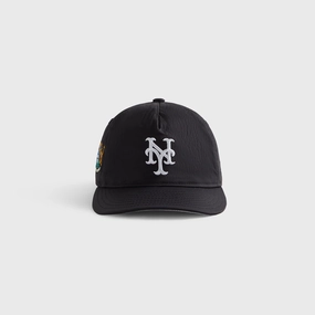 Ageless Kith & New Era for the New York Mets Nylon 9FIFTY A-Frame - Black Powerful