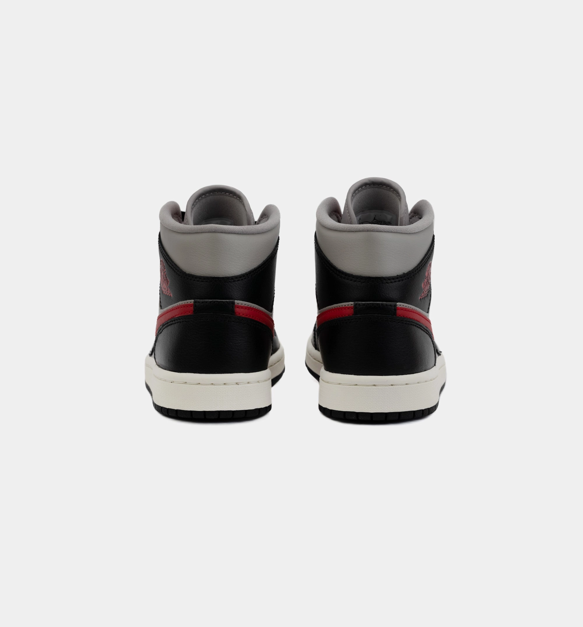 Air Jordan 1 Retro Mid Womens Lifestyle Shoe - Black/Red