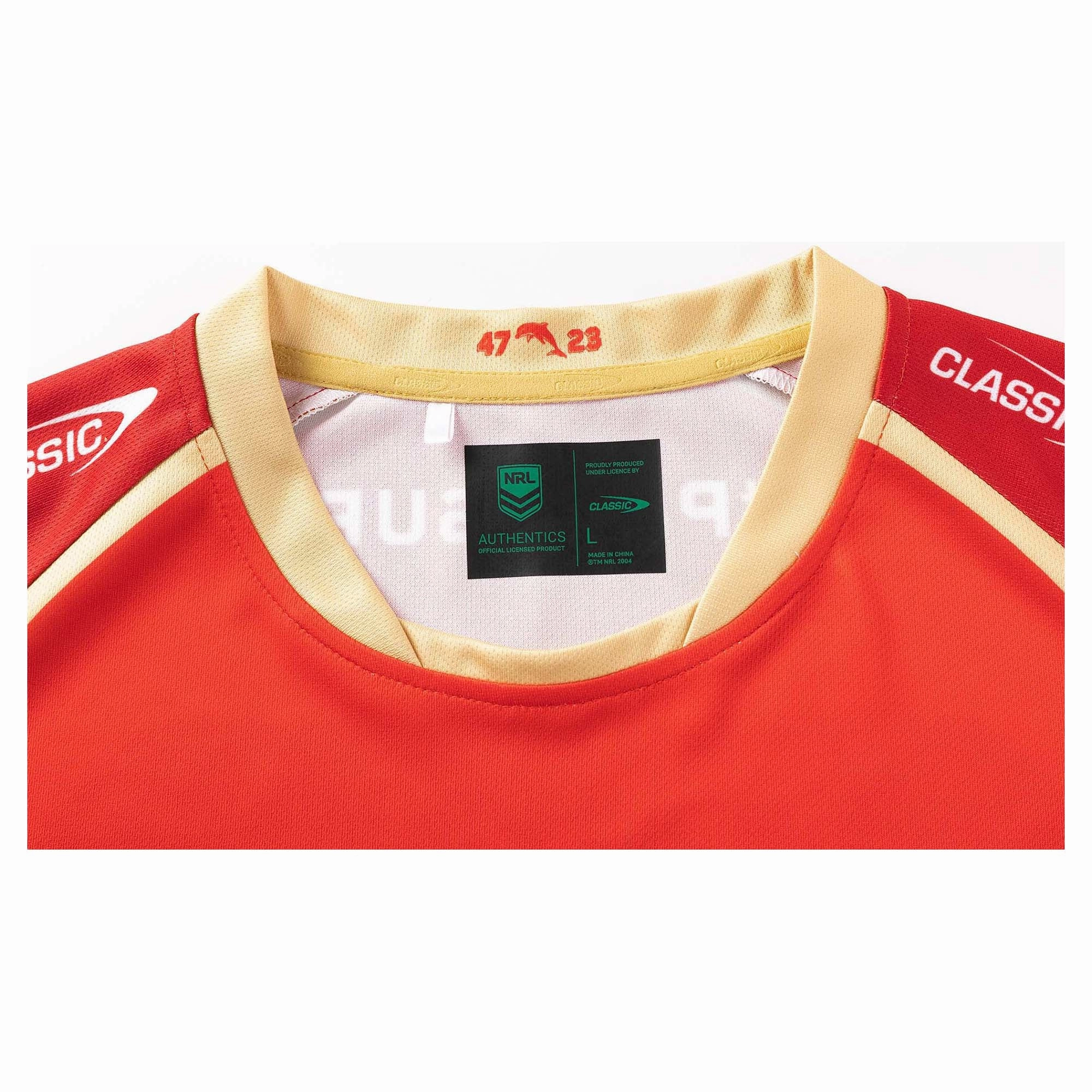 All occasions Men's NRL Redcliffe Dolphins 2025 Home Jersey