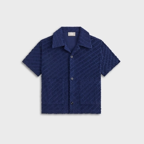 Ardent Kith Kids Monogram Terry Camp Shirt - Screen Resilient