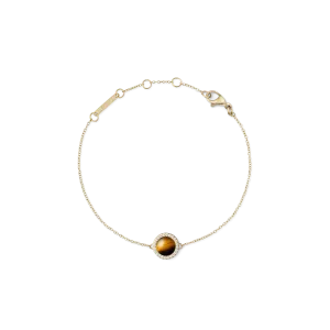 Audrey Bracelet Tiger Eye Gold